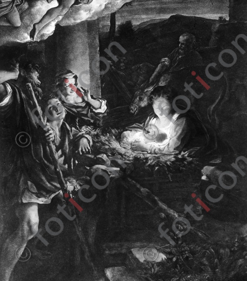 Die Heilige Nacht | The Holy Night  - Foto simon-134-004-sw.jpg | foticon.de - Bilddatenbank für Motive aus Geschichte und Kultur
